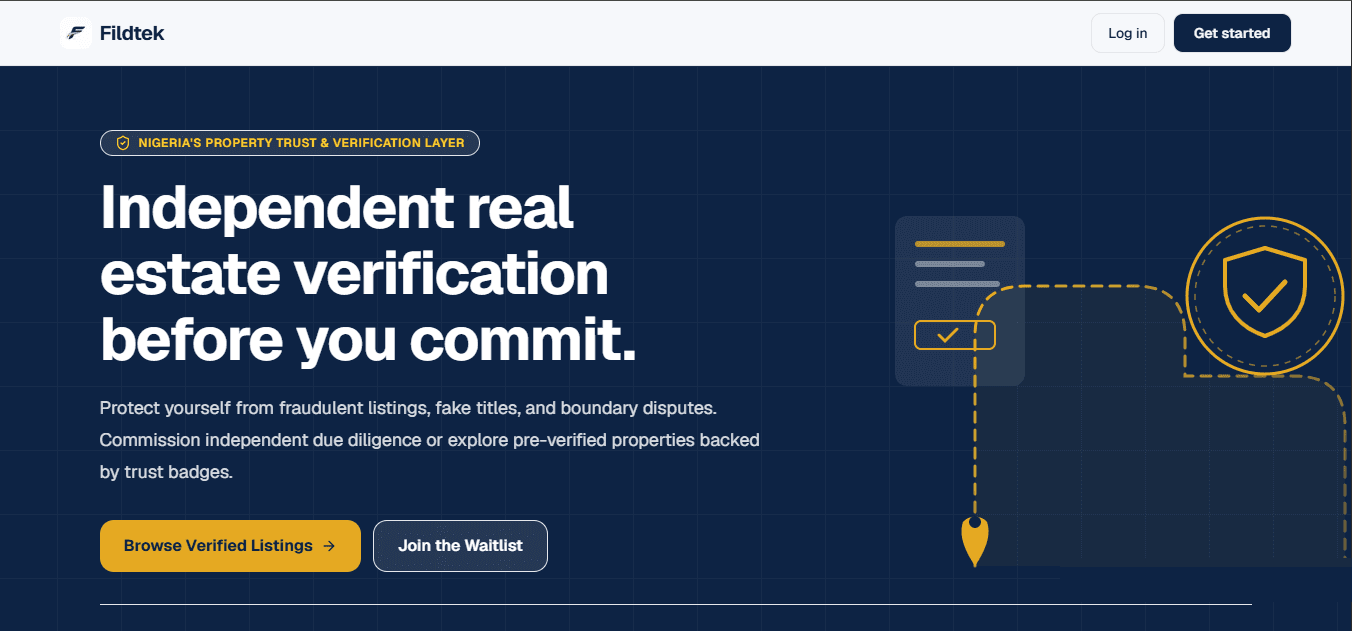 Fildtek landing page